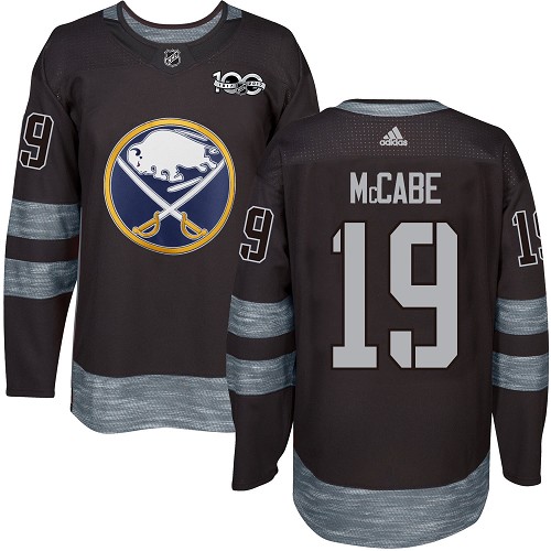 Adidas Sabres #19 Jake McCabe Black 1917-100th Anniversary Stitched NHL Jersey